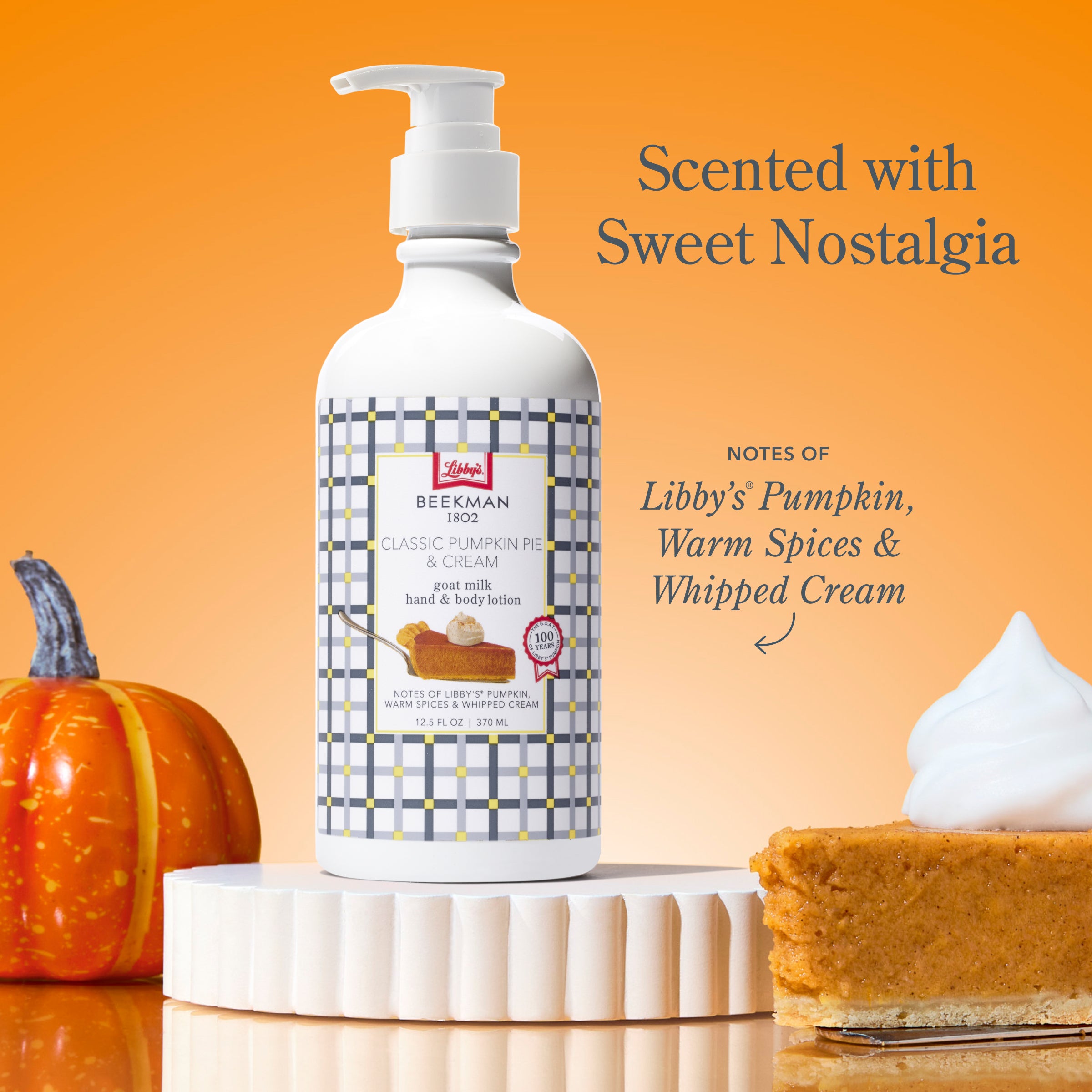 Beekman 1802 x Libby's® Classic Pumpkin Pie & Cream Lotion