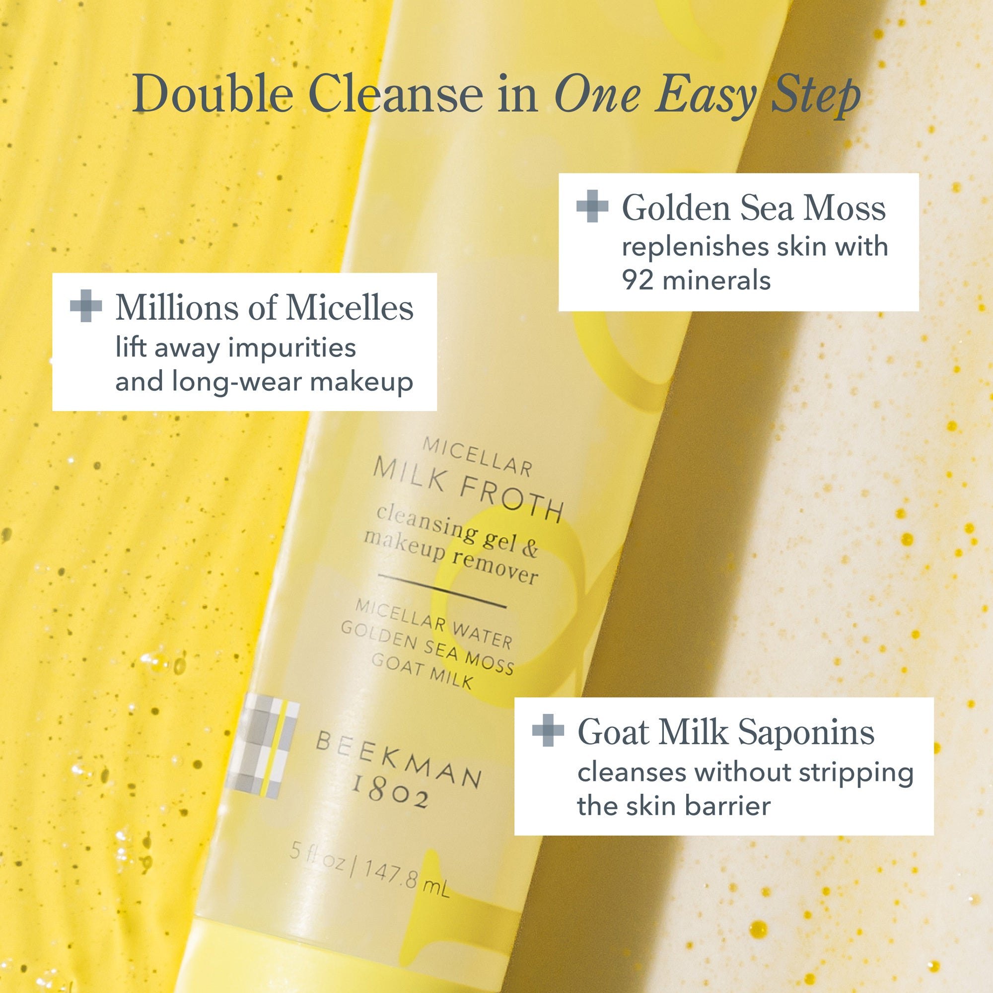 Micellar Milk Froth - Sulfate-Free Hydrating Facial Cleanser