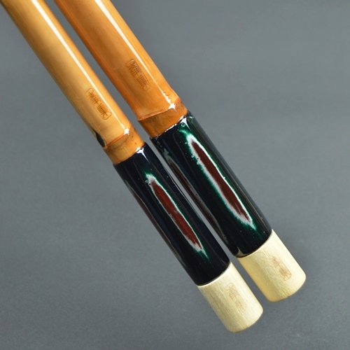 峯集 竿掛け 1本半 へらぶな 峯集（ほうしゅう）】竿掛1本半（グリーン研出し）<長竿用>（9節）