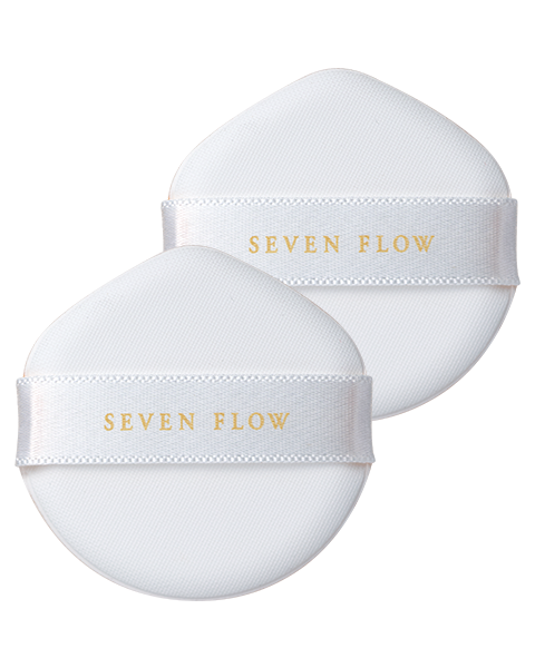 セブンフロー グロウセラム ファンデーション［専用パフ2個セット