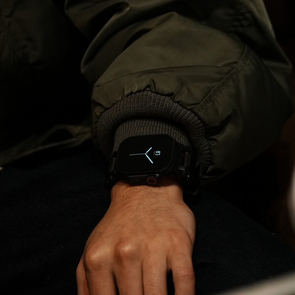 Apple Watch Band FORTRESS-003 - Black Black【Bandee Joy】 – Apple