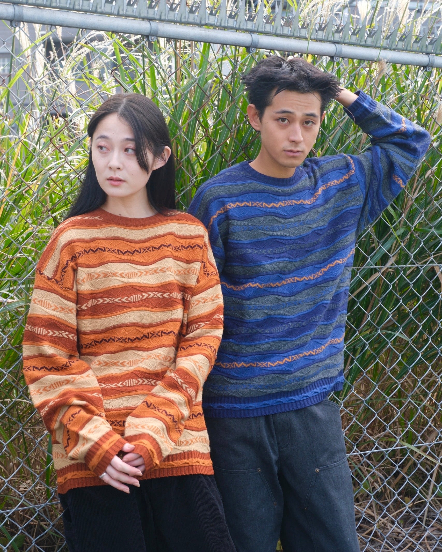 3D Effect striped knit – BELVET