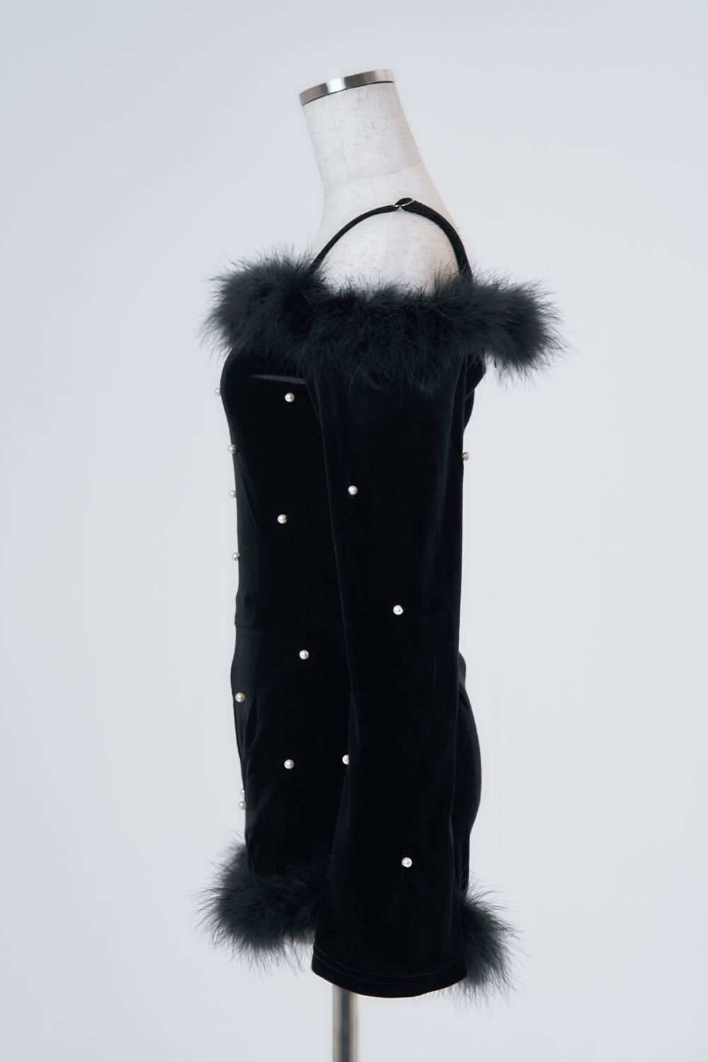 デザインパールベロアコンビネゾン