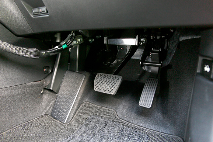 左足用アクセルペダル】テックマチック LA-RF3用Bタイプ