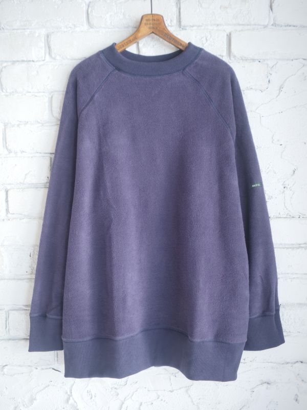OUTIL MAILLE LEE ウティ クルーネックフリーススウェット (OU-C009)