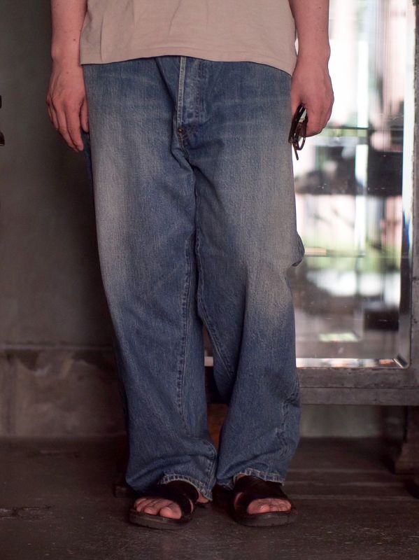 A.PRESSE No.22 Washed Wide Denim Pants アプレッセ ウォッシュド