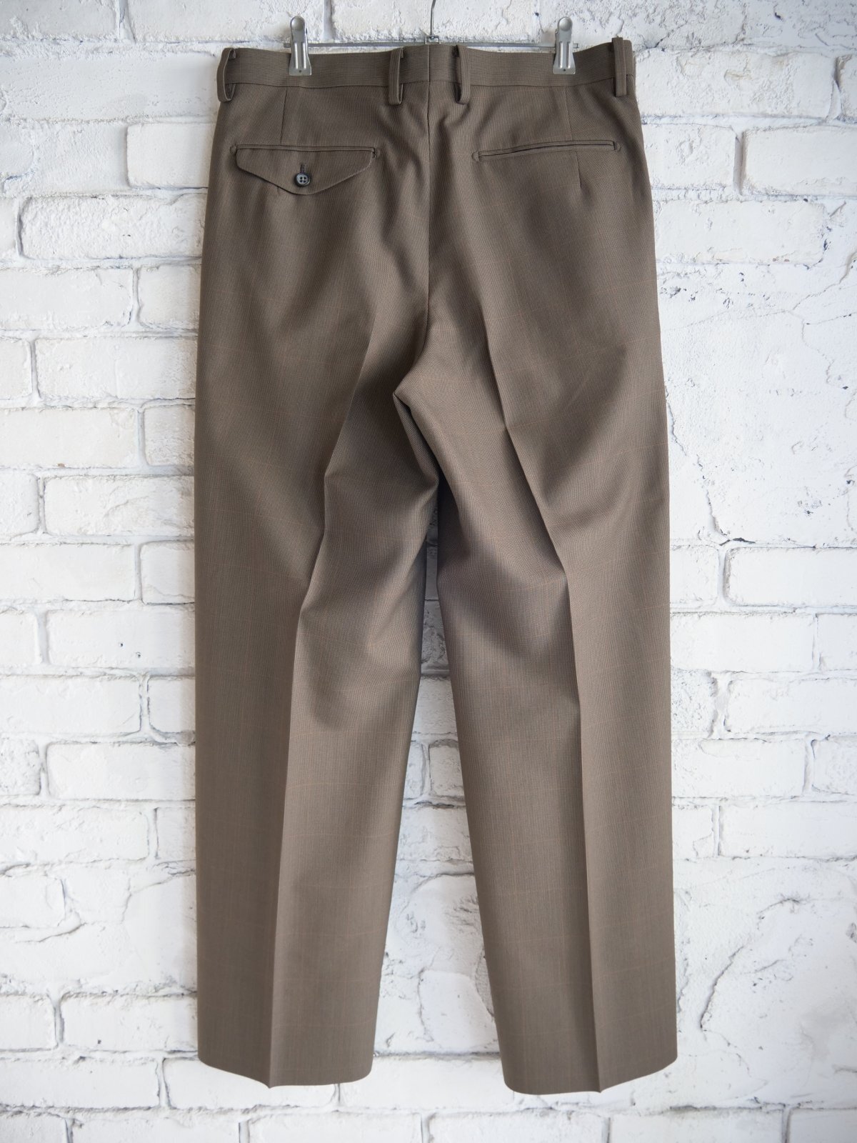 MAATEE&SONS FOREVER SLACKS TYPE2 WOOLPINCHECK マーティーアンド