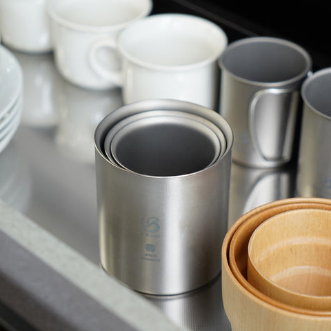 BM-530 チタンスタッキングダブルマグカップ Hitoe220 – ベルモント