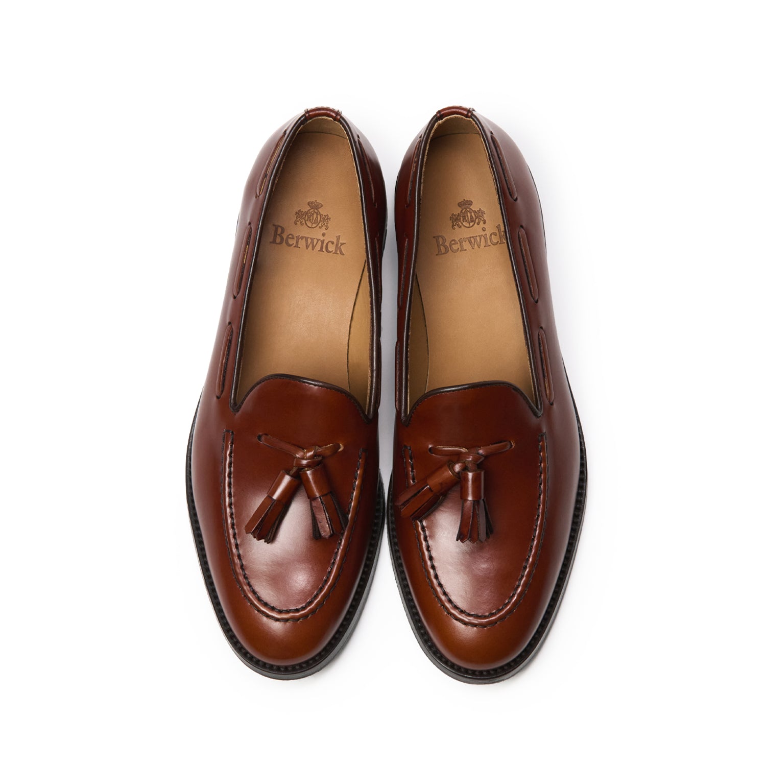 Berwick1707 | タッセルローファー コーティングレザー | 193ROSGLB