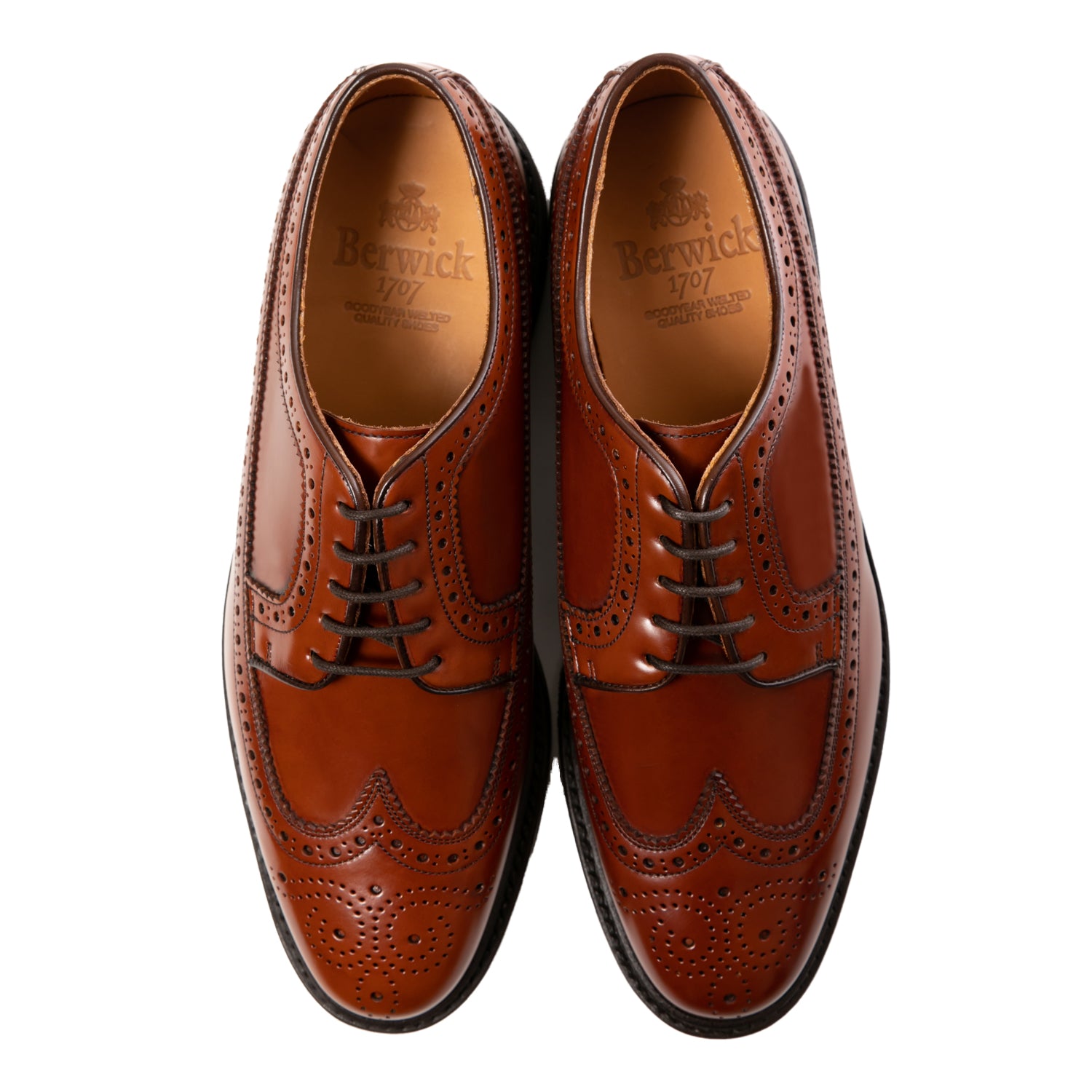 Berwick1707 | ウイングチップ コーティングレザー | 5278ROVILB