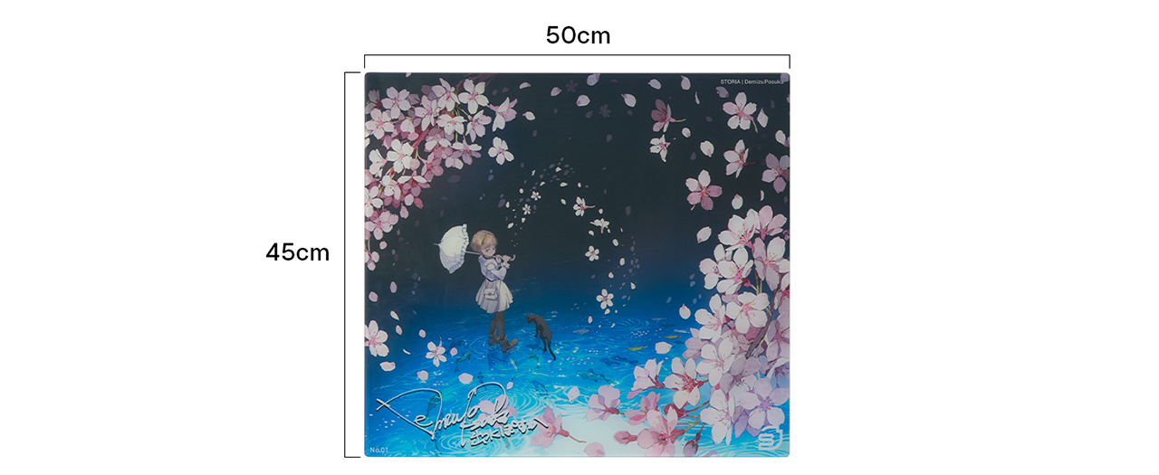 Best One(ベストワン) / STORIA Gaming Glass Mousepad Sloth Demizu