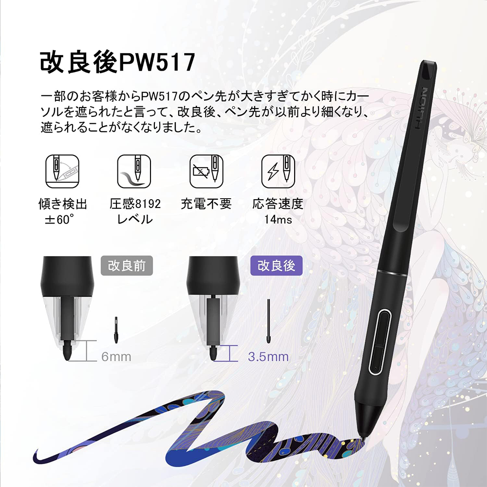 Best One(ベストワン) / HUION 液タブ 液晶ペンタブレット Kamvas Pro