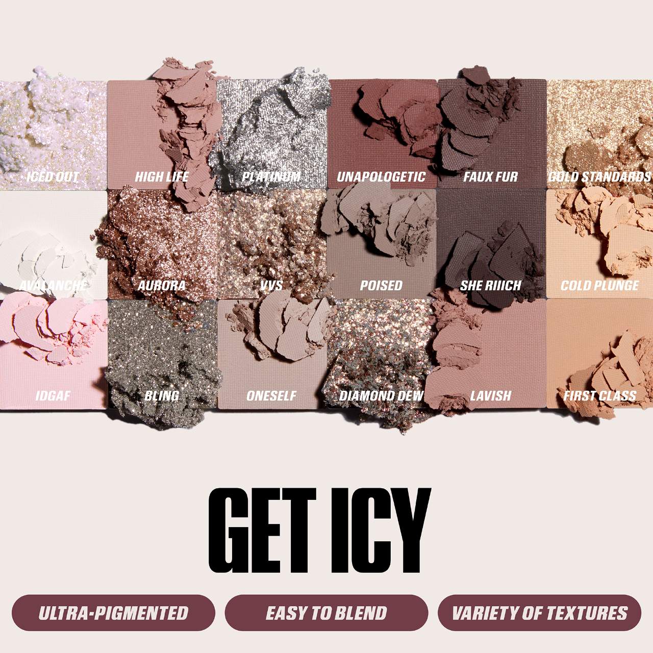HUDA BEAUTY Icy Nude Palette – Besti Beauty