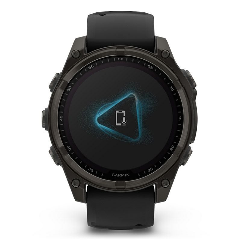 GARMIN fenix 8 Sapphire Dual Power 47mm Ti Carbon Gray DLC / Black