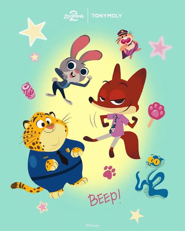 可愛すぎると早くも話題に！TONYMOLY×ズートピアコラボ商品販売開始