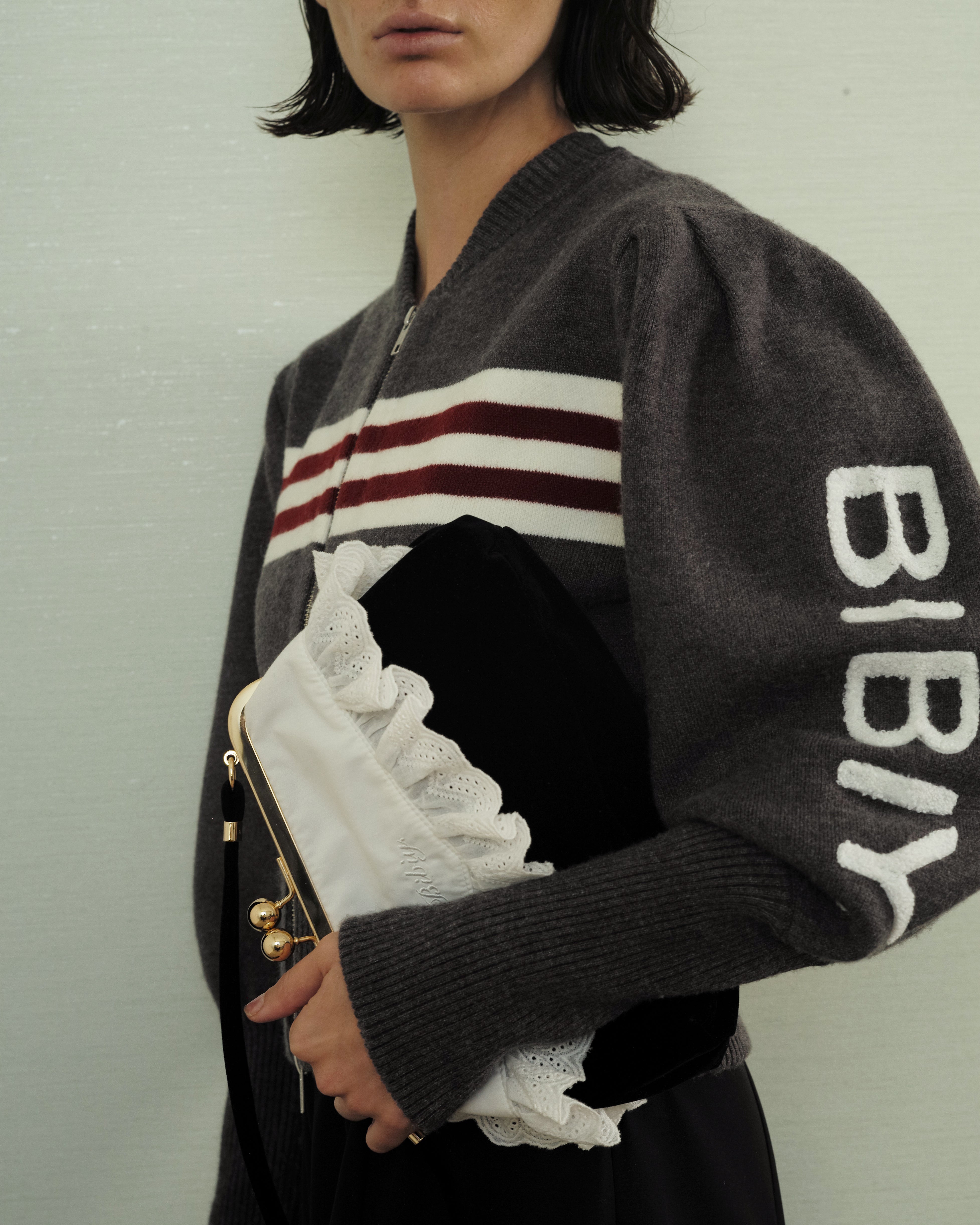 BIBIY. MADE | SABRINA LACE BAG BLACK｜Bibiy.