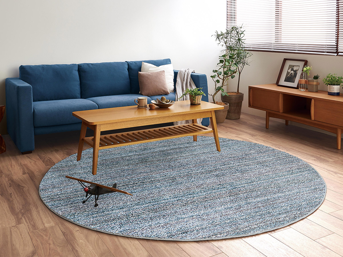 高機能＆サイズ豊富なミックカラーシャギーラグ『ラックス グレージュ