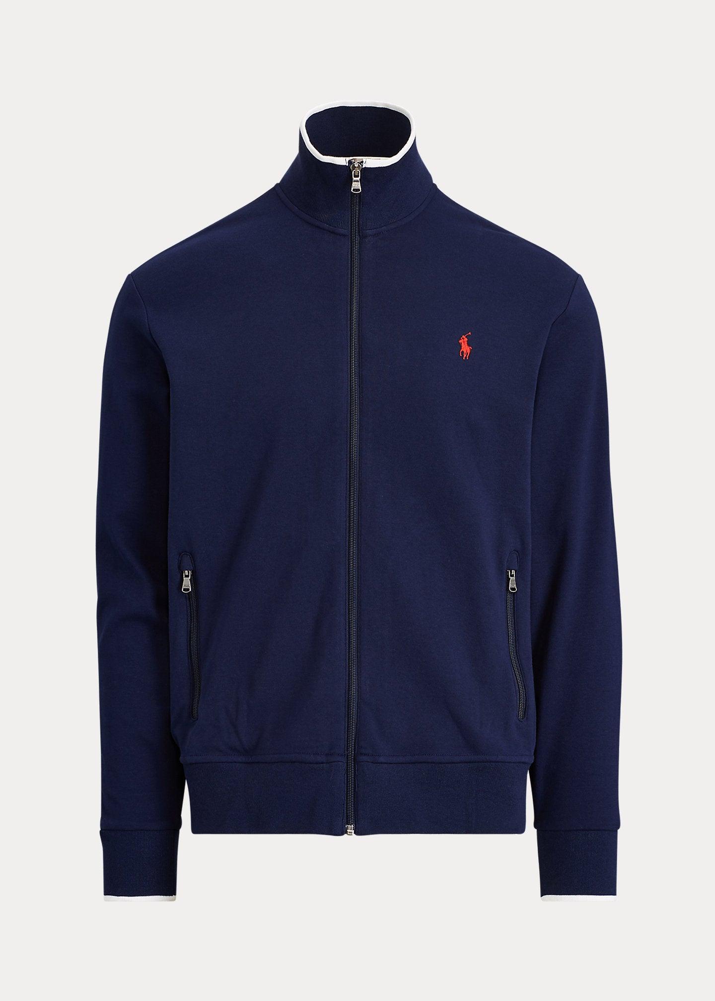 Polo Ralph Lauren Interlock Track Jacket Navy Blue – Hajjar's Big