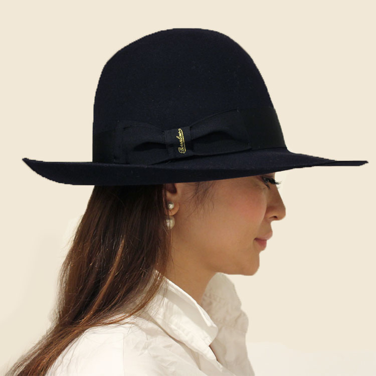 WINTER SALE】Borsalino(ボルサリーノ)4BO 24112/212993 ワイドブリム