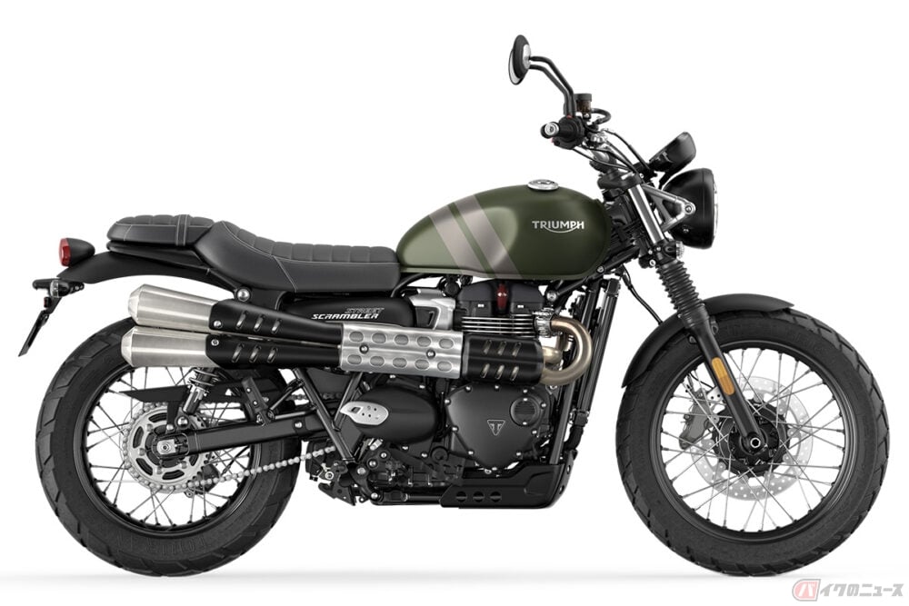 トライアンフ新型「ストリートスクランブラー」登場 数量限定の特別