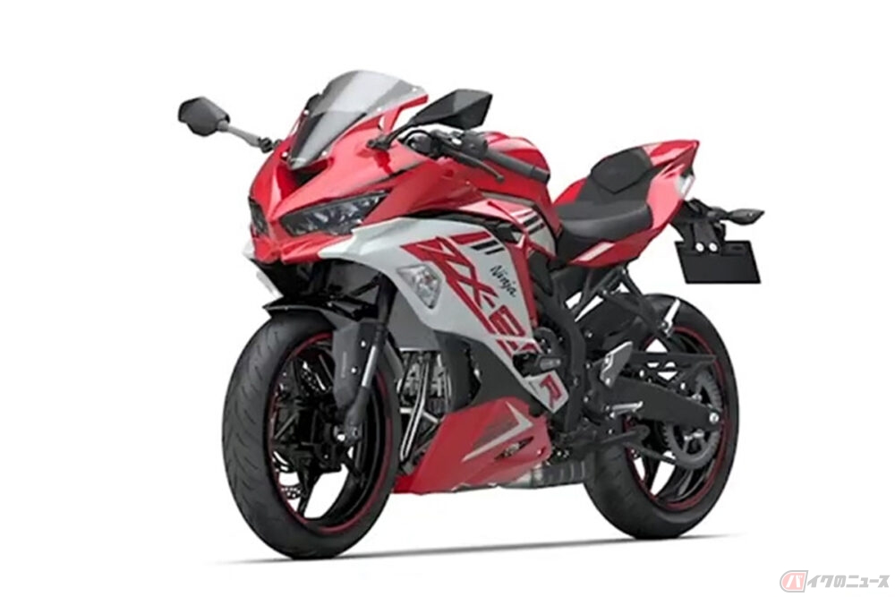 カワサキ「Ninja ZX-25R」2022年モデル公開 新しいカラーリングで
