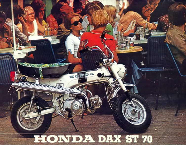 泥遊びなら任せろ DAX (ST50/ST70/AB26) -since 1969- - バイクの系譜