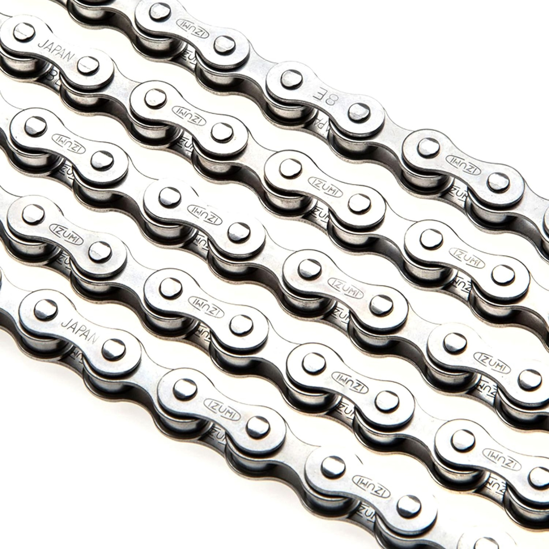 IZUMI Tough Guard Track Bicycle Chain Silver Anti-Rust Coated