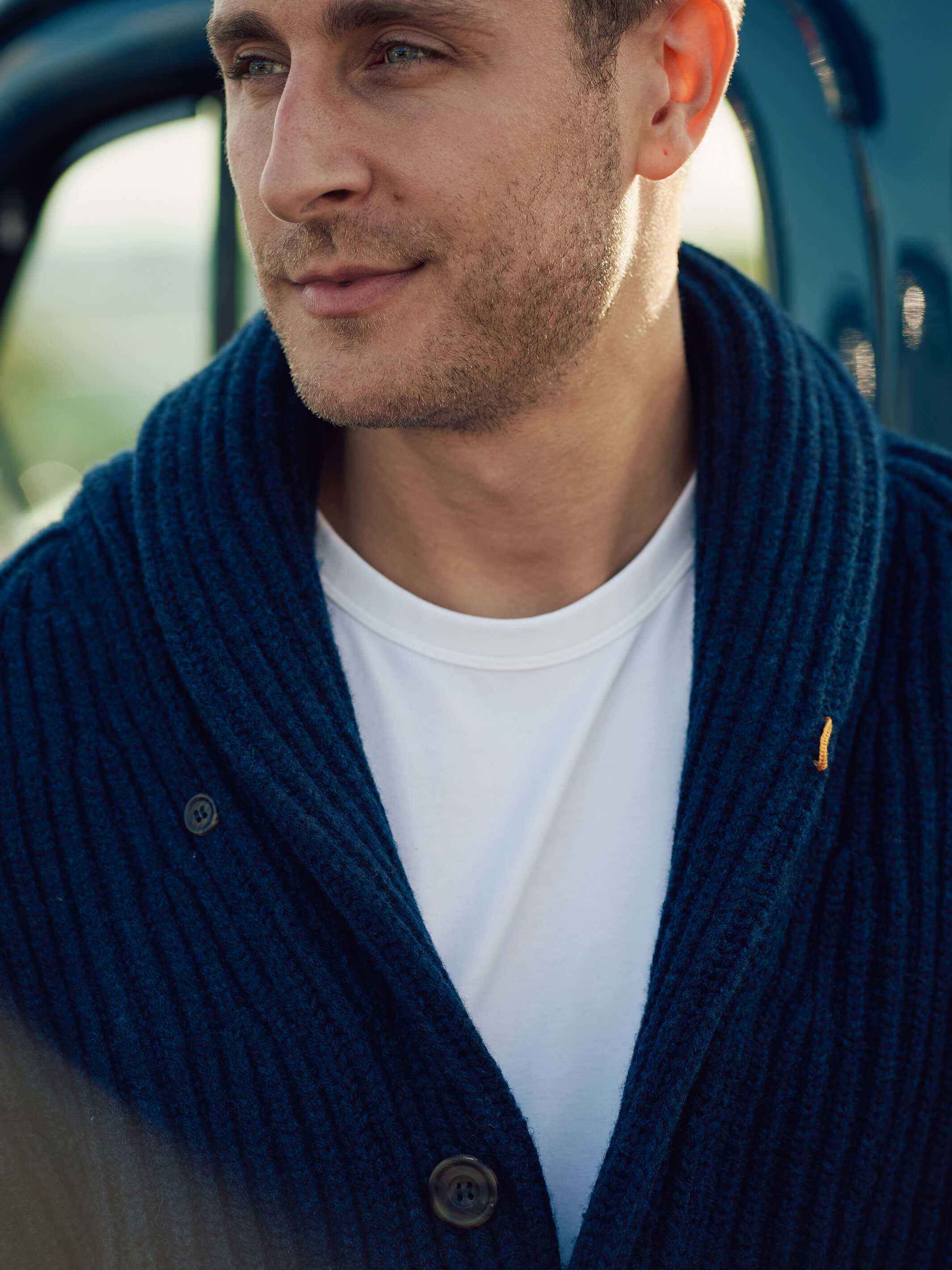 The James 6-Ply Lambswool Shawl Cardigan | Billie Todd