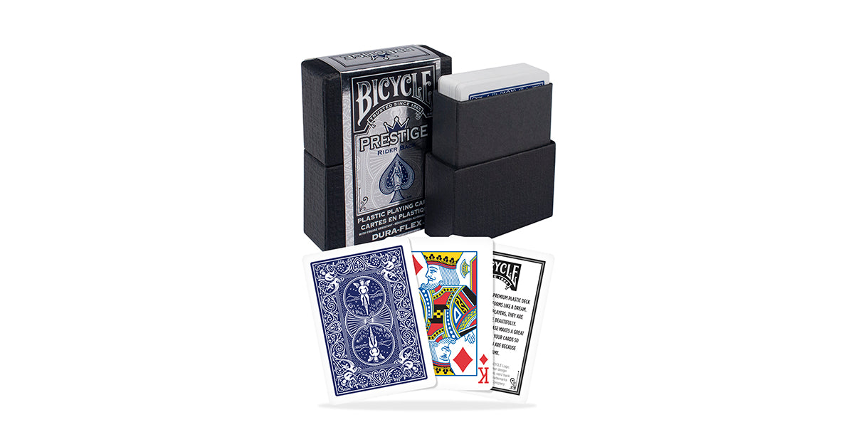Bicycle Prestige Plastic Playing Cards - Red or Blue — Bird in Hand