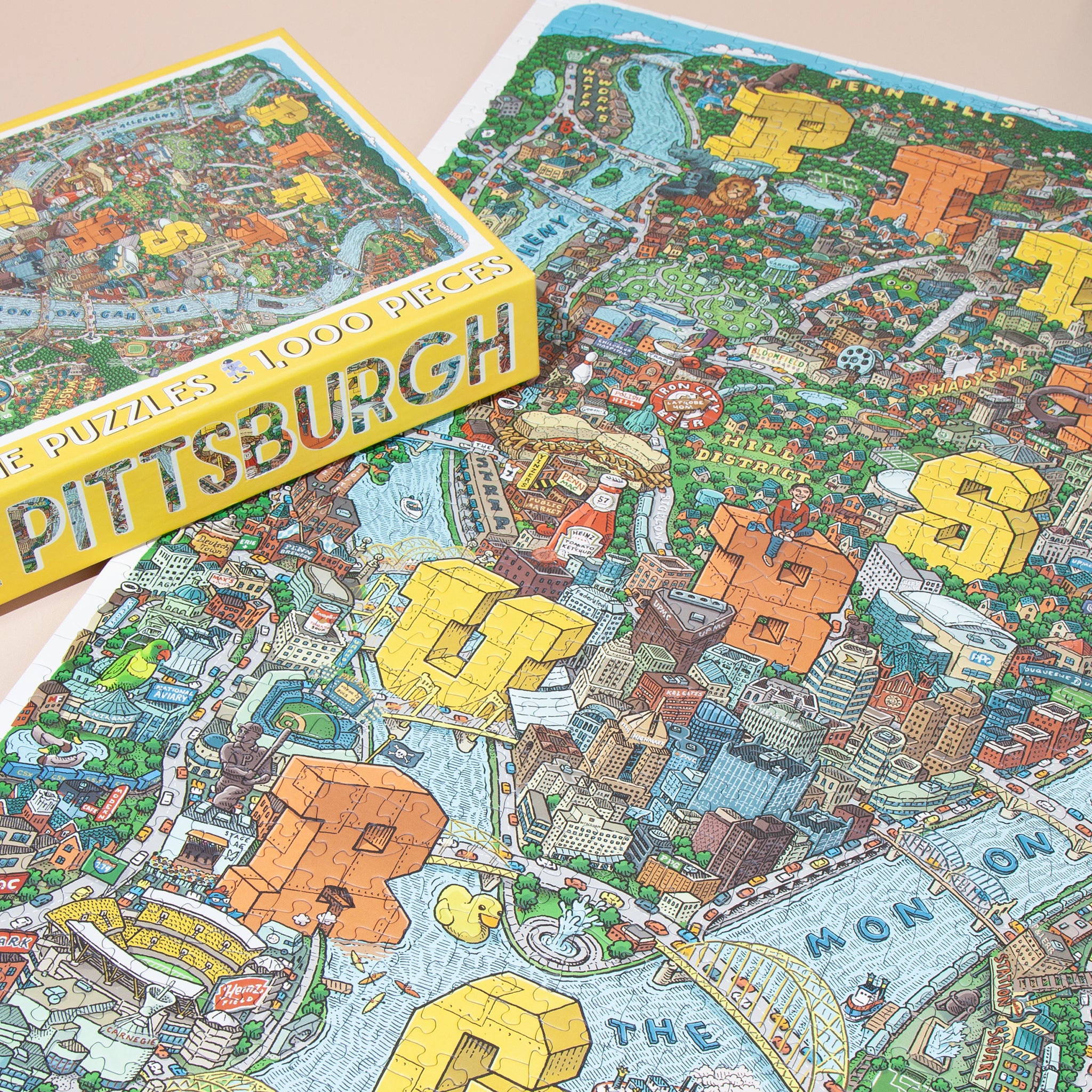 Pittsburgh | 1000 Piece Puzzle – Birdie Puzzles