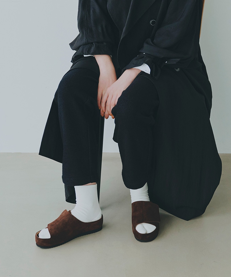 ベネクシー】180 スリム/モカ ベロアレザー/サンダル メンズ