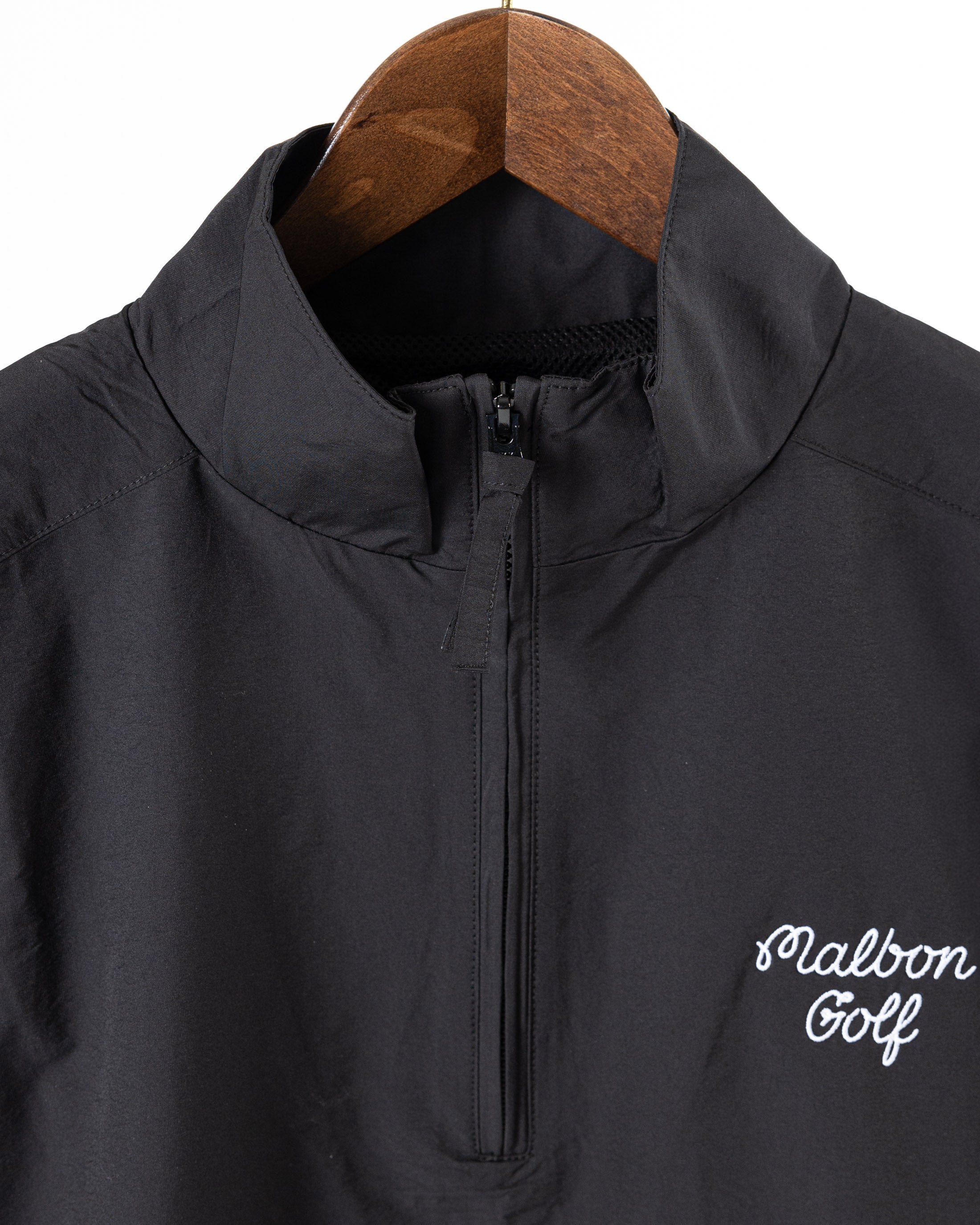 Malbon Windshirt - Black – Bisque Golf