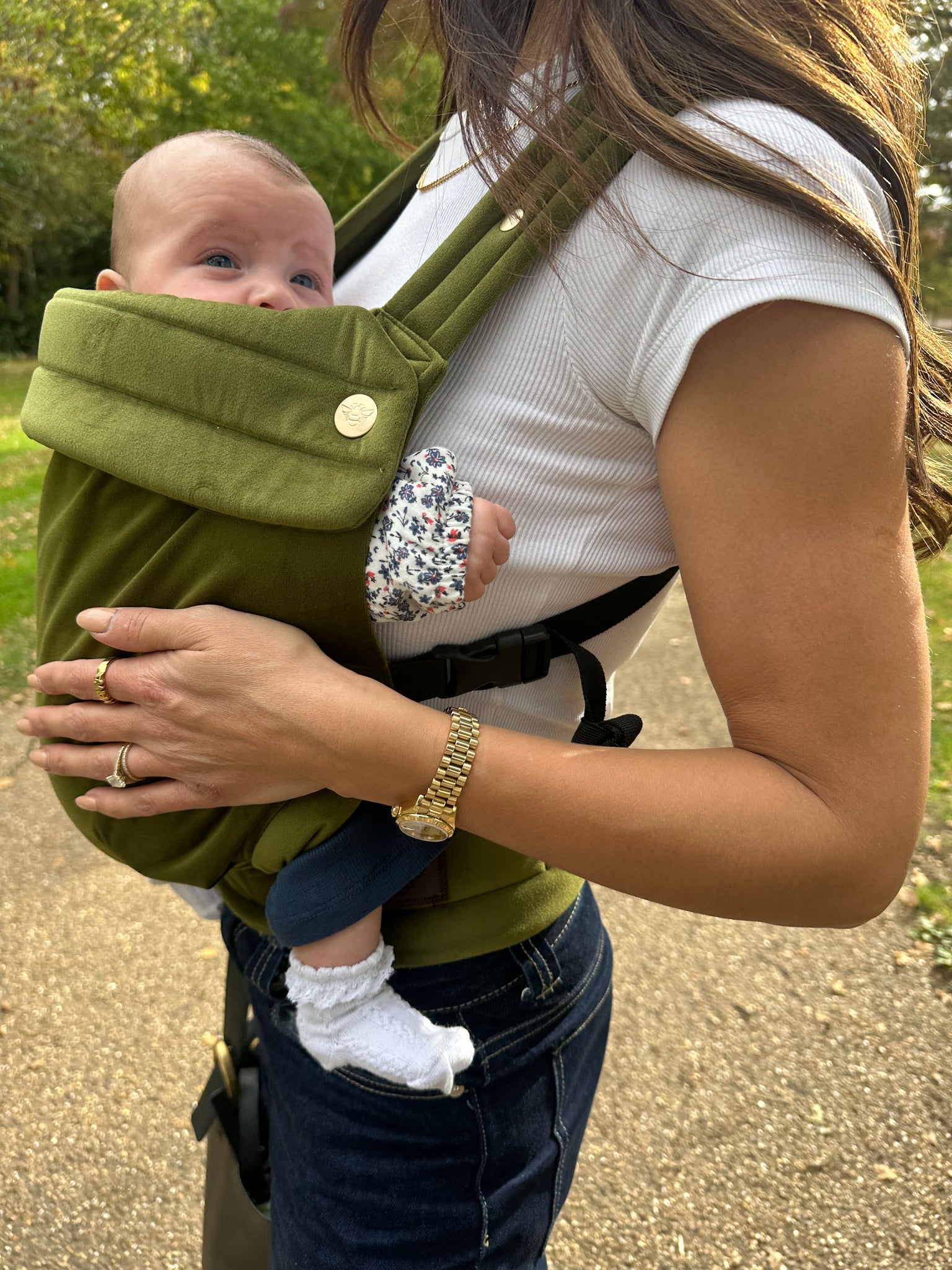 Velvet Baby Carrier | Berry Kiss - Pay with Klarna – Bizzi Growin