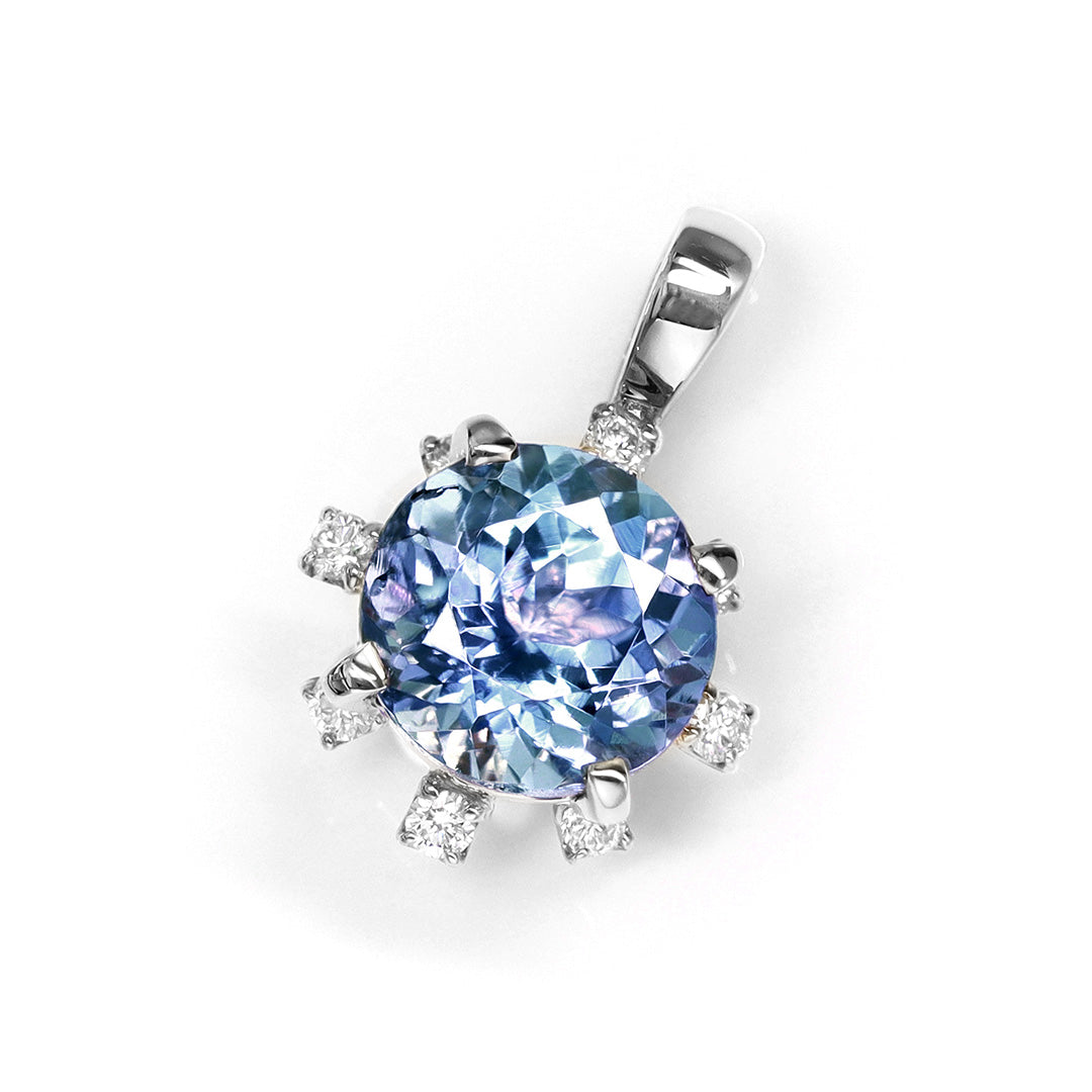ビズー公式】タンザナイト×ダイヤモンド K18/PTペンダントトップ