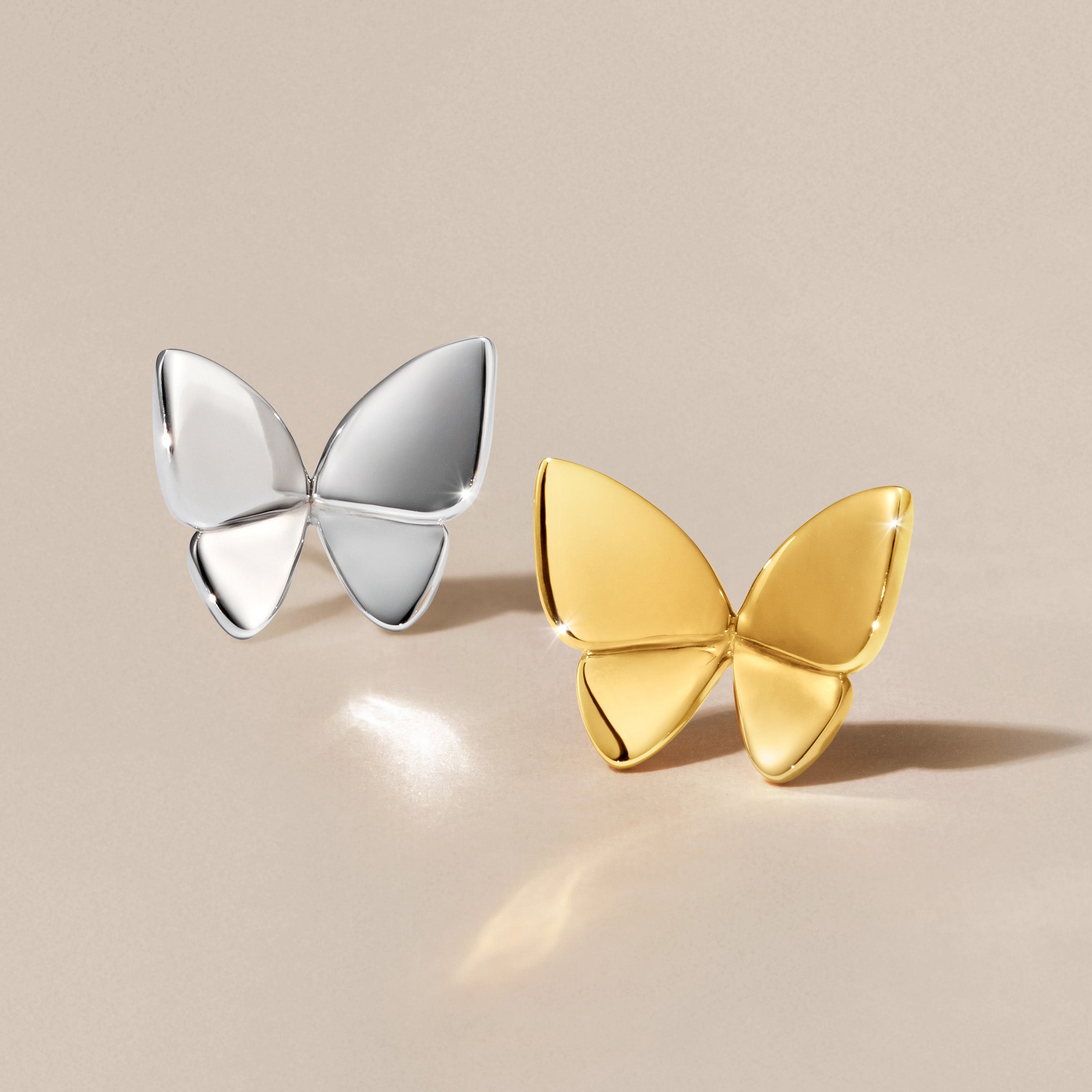 即日発送】シルバー925/K18イエローゴールドコーティングブローチ