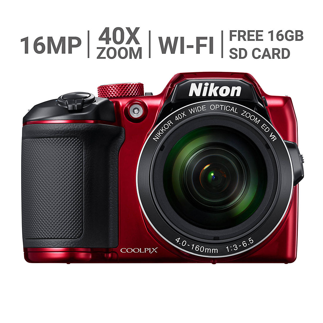 Nikon COOLPIX B500 16MP CMOS 40x Wi-Fi Digital Camera | BJ's