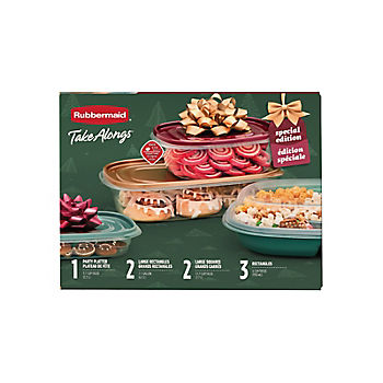 Rubbermaid Holiday Take Along Food Storage Containers, 16-Pc. Set