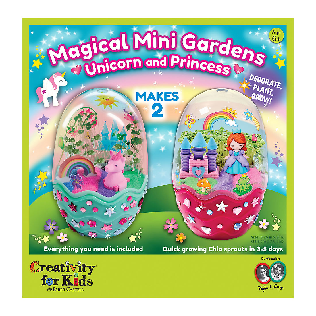 Creativity for Kids Magical Mini Garden Deluxe Terrarium Set