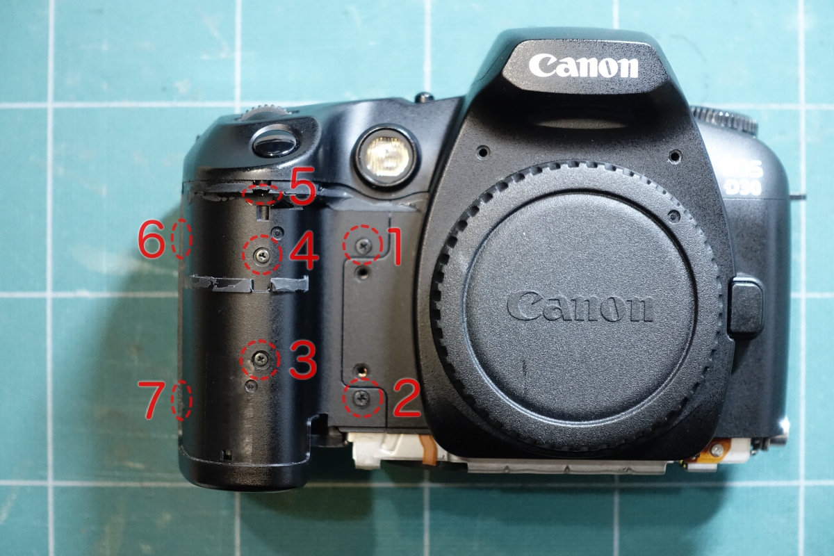 備忘録】EOS D60 ＆ D30 図解入り分解手順 | USEFUL FOR LIFE