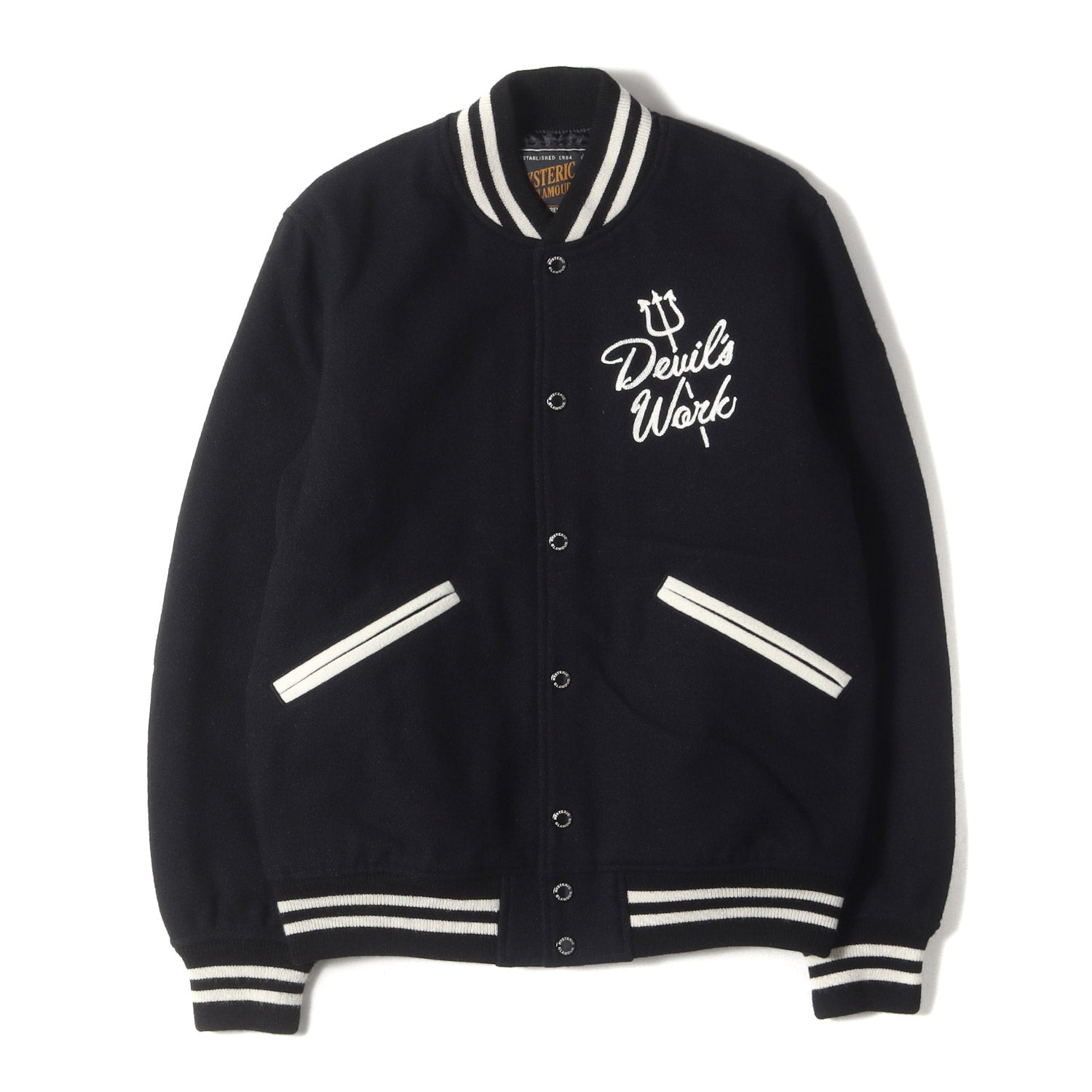 HYSTERIC GLAMOUR (ヒステリックグラマー) HYSTERIC INC 刺繍 メルトン