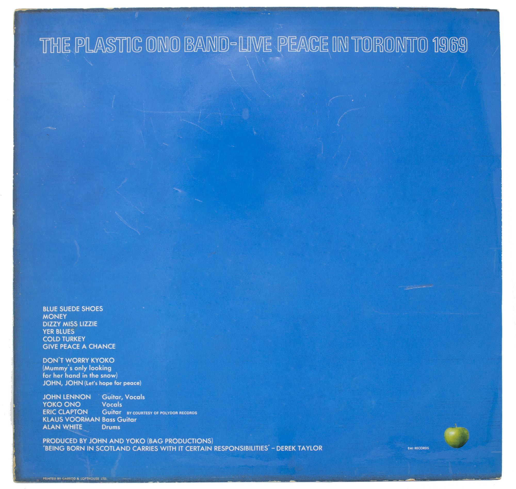 Live Peace in Toronto 1969 – The Plastic Ono Band with John & Yoko
