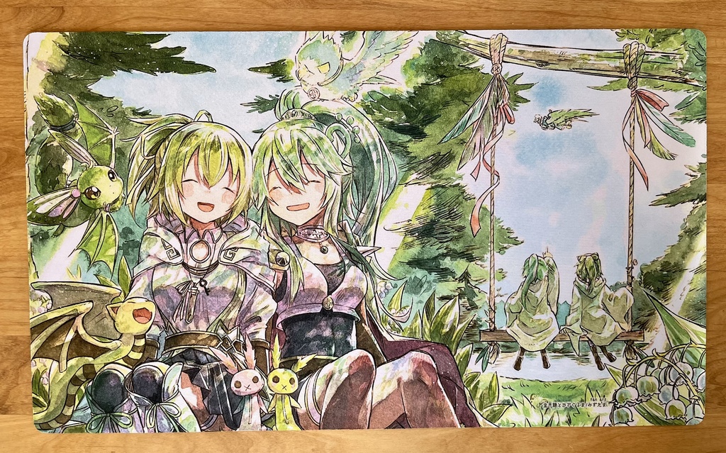 遊戯王 風霊使いウィン プレイマット 遊戯王 風霊使いウィン プレイ