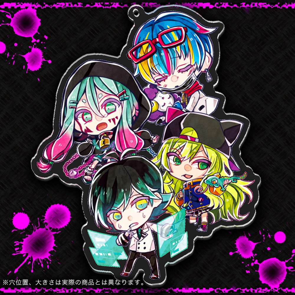 イブプロ集合アクキー（コウ・ツナグ・レイト・リツ） - スタジオ