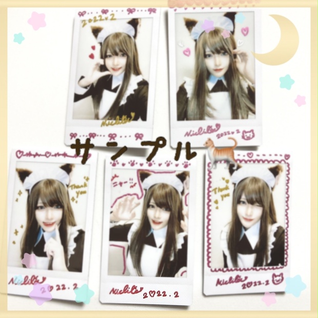 猫耳メイドチェキ - にちまる - BOOTH