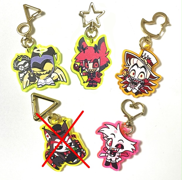 ハズビンホテル ハロウィン アクリルキーホルダー プロモ ステッカー