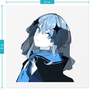 非公式】星街すいせい風ネオンイラストピンバッジ - Daydreamshop