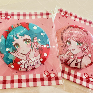 ホロ加工缶バッジA＜asteroid：初音ミク＞ - Rella Artworks / 不安定+