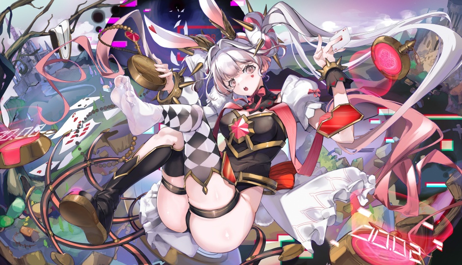 M∀LICE＜P＞White Rabbit プレイマット 遊戯王 CircleKOS - CircleKOS