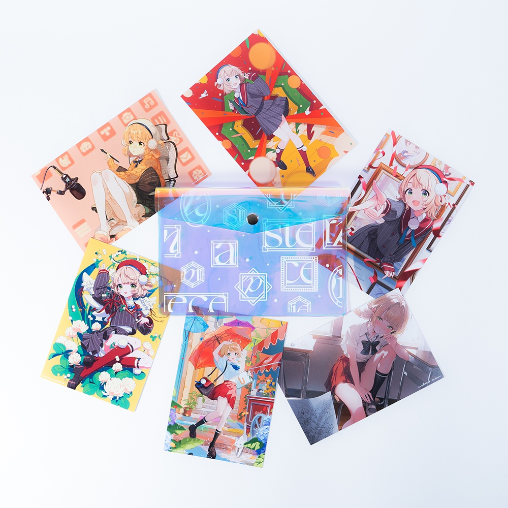 オーロラPVCケース入りポストカードセット - しぐれうい 5th