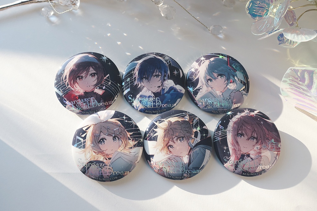 鏡音リン 缶バッジ R_りんご 鏡音リン 缶バッジ マジカルミライ R_